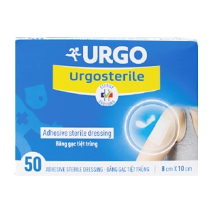 Urgosterile Urgo 8cm x 10cm 50 cái - Băng gạc tiệt trùng Urgosterile Urgo 8cm x 10cm 50 cái - Băng gạc tiệt trùng