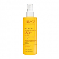 Uriage Bariesun Spray Sans Parfum SPF 50+ - Xịt chống nắng toàn thân