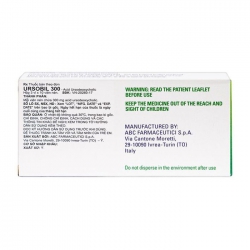 Ursobil 300mg Abc Farmaceutici 3 vỉ x 10 viên Ursobil 300mg Abc Farmaceutici 3 vỉ x 10 viên