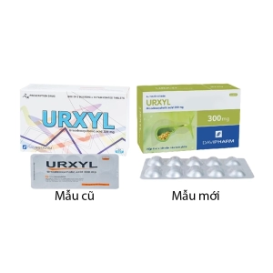 Urxyl 300mg Davipharm 6 vỉ x 10 viên (Ursodeoxycholic acid)