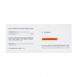 Urxyl 300mg Davipharm 6 vỉ x 10 viên Urxyl 300mg Davipharm 6 vỉ x 10 viên