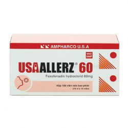 USAAllerz 60 Ampharco 10 vỉ x 10 viên