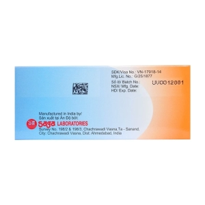 Uvomo 5mg Saga Lifesciences 10 vỉ x 10 viên (Mosapride)