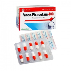 Vaco-Piracetam 400mg Vacopharm 10 vỉ x 10 viên – Thuốc điều trị chóng mặt, suy giảm trí nhớ