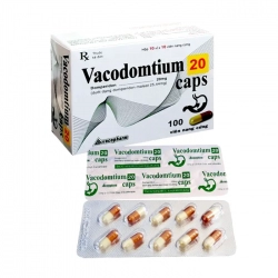 Vacodomtium 20 Caps Vacopharm 10 vỉ x 10 viên