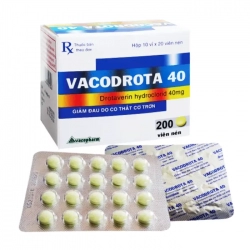 Vacodrota 40 Vacopharm 10 vỉ x 20 viên
