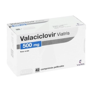 Valaciclovir Viatris 500mg 42 viên Valaciclovir Viatris 500mg 42 viên
