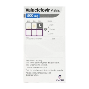 Valaciclovir Viatris 500mg 42 viên
