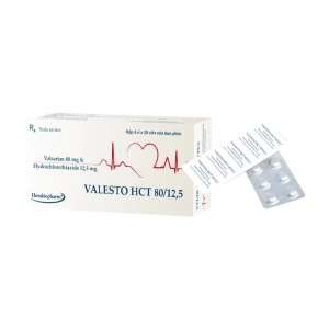 Valesto HCT 80/12.5 Herabiopharm 3 vỉ x 10 viên (Valsartan + Hydrochlorothiazide)
