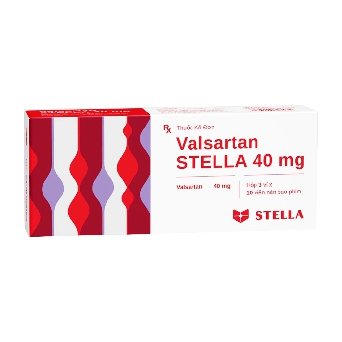 Valsartan Stella 40mg 3 vỉ x 10 viên
