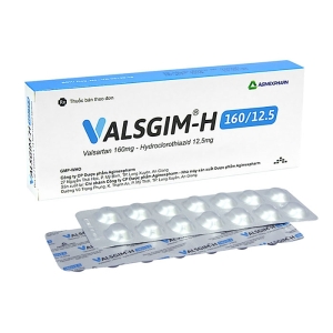 Valsgim H 160/12.5 Agimexpharm 2 vỉ x 14 viên