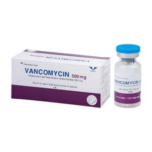 Vancomycin 500mg Bidiphar 10 lọ (Vancomycin)
