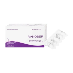 Vanober Farmaprim 2 vỉ x 5 viên (Metronidazole + Miconazole)