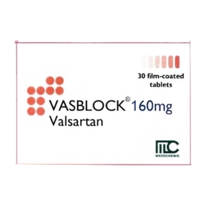 Vasblock 160mg Medochemie 3 vỉ x 10 viên (Valsartan)