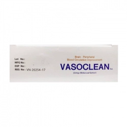 Vasoclean Sol 20mg Cho-A 20 ống x 10ml - Trị các rối loạn tuần hoàn Vasoclean Sol 20mg Cho-A 20 ống x 10ml - Trị các rối loạn tuần hoàn