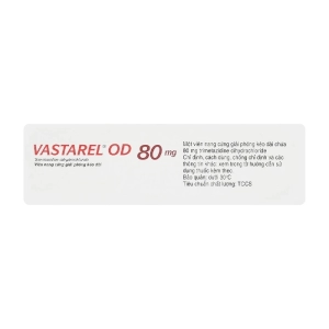 Vastarel OD 80mg Servier 3 vỉ x 10 viên (Trimetazidine dihydrochloride)