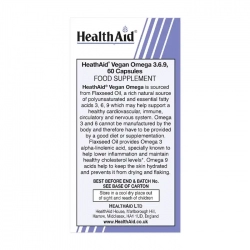 Vegan Omega 3 6 9 Healthaid 60 viên - Viên dầu hạt lanh Vegan Omega 3 6 9 Healthaid 60 viên - Viên dầu hạt lanh