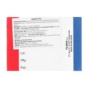 Veinofytol 50mg Tilman 4 vỉ x 10 viên (Aescin)