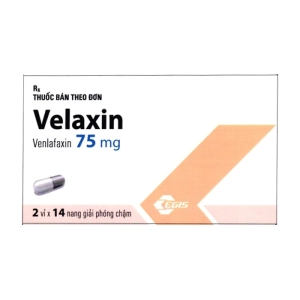 Velaxin 75mg Egis 2 vỉ x 14 viên (Venlafaxine)