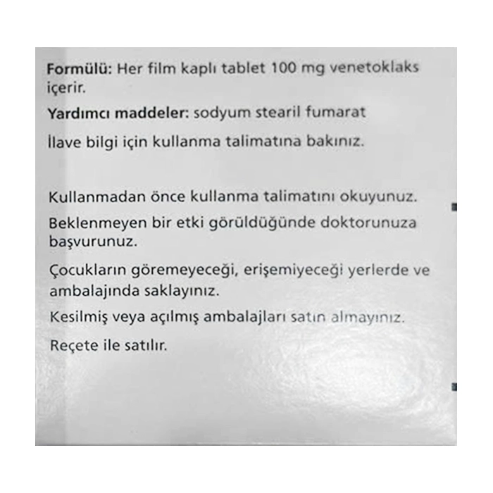 Venclyxto 100mg AbbVie 28 viên