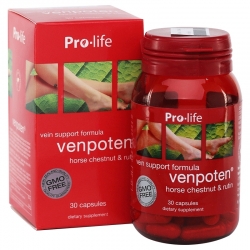 Tpbvsk giãn tĩnh mạch  Prolife Venpoten, Hộp 30 viên Tpbvsk giãn tĩnh mạch  Prolife Venpoten, Hộp 30 viên