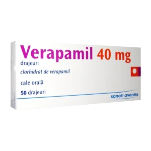 Verapamil 40mg Sanofi 50 viên