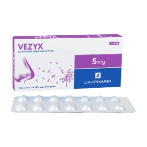 Vezyx 5mg Davipharm 2 vỉ x 14 viên (Levocetirizin)