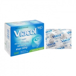 Viacol 20 viên ngậm - Hỗ trợ giảm ho, đau rát họng