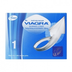 Viagra 100mg Viatris 1 vỉ x 1 viên Viagra 100mg Viatris 1 vỉ x 1 viên