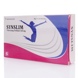 Thuốc giảm cân Synslim 120mg, Hộp 30 viên Thuốc giảm cân Synslim 120mg, Hộp 30 viên