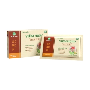 Viêm Họng Gia Linh Hoa Linh 2 vỉ x 8 viên - Viên ngậm