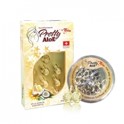 Viên bôi dưỡng da Pretty AloE New Tất thành, Hộp 30 viên Viên bôi dưỡng da Pretty AloE New Tất thành, Hộp 30 viên