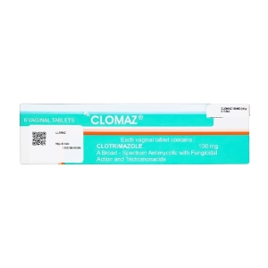 Viên Đặt Âm Đạo Clomaz 100mg L.B.S Laboratory 1 vỉ x 6 viên Viên Đặt Âm Đạo Clomaz 100mg L.B.S Laboratory 1 vỉ x 6 viên