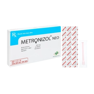 Viên Đặt Âm Đạo Metronizol Neo OPV 1 vỉ x 10 viên
