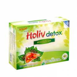 Viên giải độc gan Holiv Detox Tất thành, Hộp 60 viên