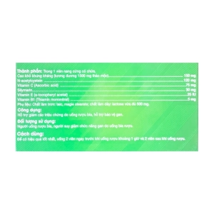 Viên Giải Rượu Alcobok Dragon 15 vỉ x 4 viên Viên Giải Rượu Alcobok Dragon 15 vỉ x 4 viên