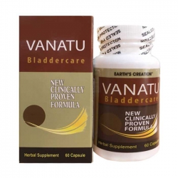 Viên giảm tiểu đêm Earth's Creation Vanatu, Chai 60 viên Viên giảm tiểu đêm Earth's Creation Vanatu, Chai 60 viên