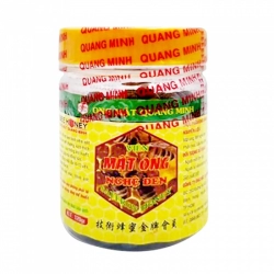 Viên mật ong nghệ đen Quang Minh 120gr Viên mật ong nghệ đen Quang Minh 120gr