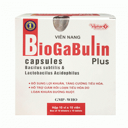 Viên nang bổ sung vi sinh Biogabulin Plus 100 viên  Viên nang bổ sung vi sinh Biogabulin Plus 100 viên