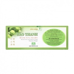 Viên ngậm Bảo Thanh Hoa Linh 20 vỉ x 5 viên – Trị ho bổ phế Viên ngậm Bảo Thanh Hoa Linh 20 vỉ x 5 viên – Trị ho bổ phế