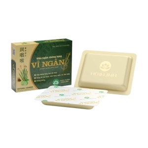 Viên Ngậm Dưỡng Họng Vĩ Ngân 2 vỉ x 5 viên - Hỗ trợ giảm viêm, đau họng