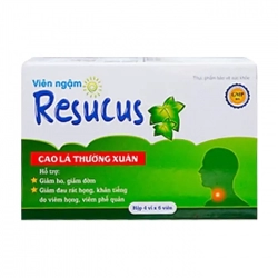 Viên ngậm ho RESUCUS Lafon, Hộp 4 vỉ x 6 viên
