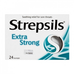 Viên ngậm Strepsils Cool Extra Strong, Hộp 24 Viên Viên ngậm Strepsils Cool Extra Strong, Hộp 24 Viên