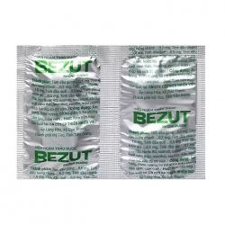 Viên ngậm thảo dược Bezut không đường 5 vỉ x 4 viên