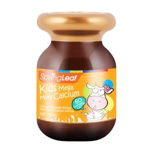 Viên nhai SpringLeaf Kids Mega Milky Calcium 60 viên Viên nhai SpringLeaf Kids Mega Milky Calcium 60 viên