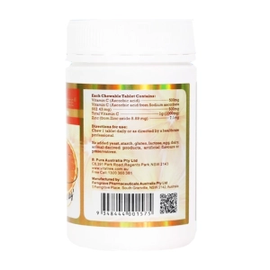 Viên nhai Vitamin C 1000mg With Zinc Vitatree 100 viên