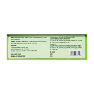 Lutein Kingphar 3 vỉ x 10 viên - Viên sáng mắt