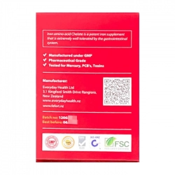 Viên sắt hữu cơ NZ FE FORT Everyday Health, 30 viên Viên sắt hữu cơ NZ FE FORT Everyday Health, 30 viên