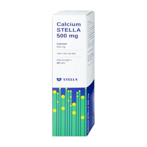 Calcium Stella 500mg 20 viên Calcium Stella 500mg 20 viên