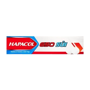 Viên Sủi Hapacol 650 DHG Pharma 4 vỉ x 4 viên Viên Sủi Hapacol 650 DHG Pharma 4 vỉ x 4 viên